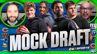 2024 NFL Mock Draft Where the TOP QBs will land ✈️ 🏈  Caleb Williams JJ McCarthy Jayden Daniels [upl. by Aluap]