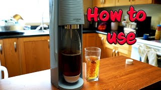 How to use the Soda Stream Terra  Make your own pop at home [upl. by Ytisahcal]