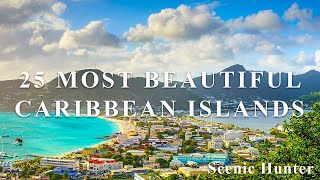 25 Most Beautiful Caribbean Islands  Best Caribbean Islands 2023 [upl. by Heiner]