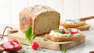 Easy Spelt Bread Recipe with Ricotta amp Hazelnuts made with Panasonic Breadmaker SDR2530 [upl. by Peale]