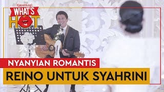 Spesial Reino Barack Bawakan Restu Untuk Syahrini [upl. by Sabian]