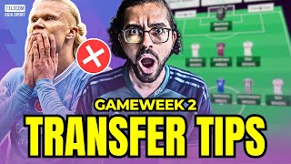 ❌ BENCH HAALAND  ULTIMATE FPL 2425 Gameweek 2 Preview and Transfer Tips [upl. by Tur]