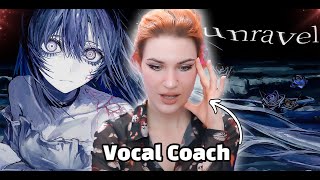 UNRAVEL by Ado is HAUNTING  Vocal Coach Reaction to LIVE and STUDIO recording [upl. by Viscardi430]