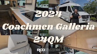 2024 COACHMEN GALLERIA 24QM CLASS B  RV TOUR  Delaware OH [upl. by Napoleon]