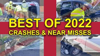 UK Dash Cameras  Best of 2022 Crashes amp Near Misses [upl. by Kattie]