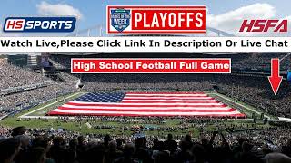 St Johns Vs Leipsic  High School Football Playoffs LIVE [upl. by Ariday]