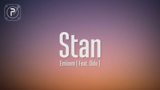 Eminem  Stan Lyrics ft Dido [upl. by Ahseat]