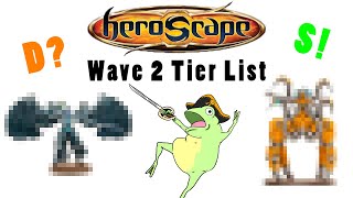 HEROSCAPE WAVE 2 TIER LIST AND REVIEW [upl. by Rialc]