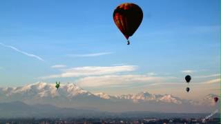 Volo in mongolfiera su Mondovì del 812017 [upl. by Uticas]