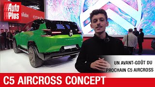 MONDIAL DE LAUTO 2024  zoom sur le Citroën C5 Aircross Concept [upl. by Capp]