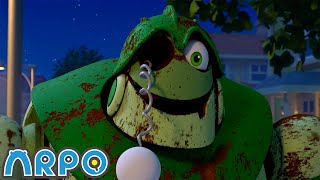 Scary Night Time Troubles 🧟  ARPO The Robot  Funny Kids Cartoons  Kids TV Full Episodes [upl. by Isoj]