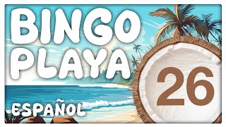 90Bolas Juego de Bingo Playa  26 [upl. by Mclain]