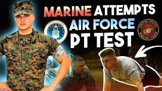 Marine Attempts Air Force PT test [upl. by Zellner680]