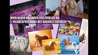 IN RIESIGER VORFREUDE  Pferdeliebe 2018 Kalender  Bildbesprechung mit Gabriele Boiselle [upl. by Lavery448]