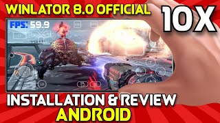 Finally Winlator 80 Official is here  Review amp Big Performance Improved  Android 14 Supported [upl. by Mendes]