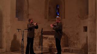 Duo Ancient Greek Louvre Aulos Music Improvisation [upl. by Auos]