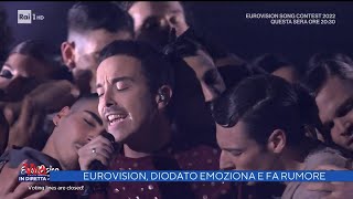 Eurovision Diodato emoziona e fa rumore  La vita in diretta 12052022 [upl. by Yelknirb]