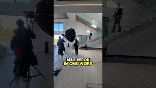 Behind the scenes of new Blue Heron Interview blueheron in one word Innovative shorts lasvegas [upl. by Dremann]