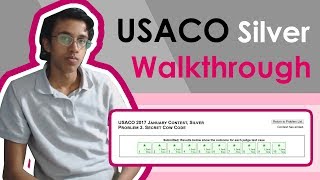 USACO Silver Walkthrough Secret Cow Code [upl. by Lelia683]