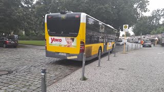 Bus Mitfahrt von Zehlendorf Eiche bis S Nikolassee im MB EN 09 auf der 112 [upl. by Kurtz]