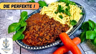 Einfaches Bolognese Rezept für Anfänger Schritt für Schritt Anleitung [upl. by Rhyner]