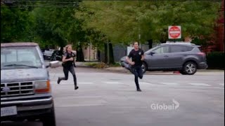 Upstead get some cardio in chasing after a runaway dealer I Chicago PD 605 [upl. by Elamef99]