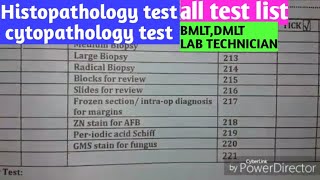 Histopathology test  Cytopathology test [upl. by Channing]