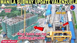 Ang bilis nilaMETRO MANILA SUBWAY UPDATE VALENZUELA STATIONSept 062023build3xbuild better more [upl. by Consalve]