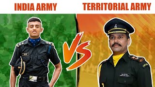 Indian Army Vs Territorial Army  Differences Between Army amp TA  How to Join Eligibility Training [upl. by Inot]