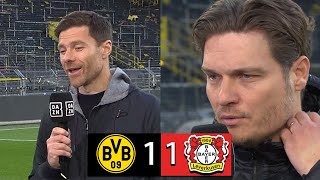 Dortmund  Leverkusen 11  Interview Nach dem Spiel [upl. by Siesser]