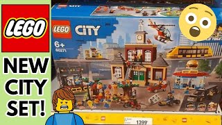 NEW Lego City 60271 Main Square Set Revealed Monorail Train [upl. by Ethelin886]