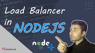 how to setup and simulate a load balancer app in nodejs in 10 mins [upl. by Jens726]