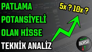 PATLAMA POTANSİYELİ OLAN HİSSE  HİSSE SENEDİ TAVSİYELERİ  TEKNİK ANALİZ [upl. by Bastian]