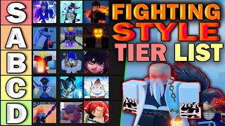 GPO NEW and COMPLETE Update 10 Fighting Style TIER LIST [upl. by Demmy]