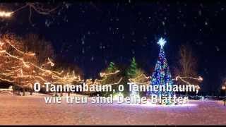 O Tannenbaum zum Mitsingen  Weihnachtslied mit Text [upl. by Aehtrod]