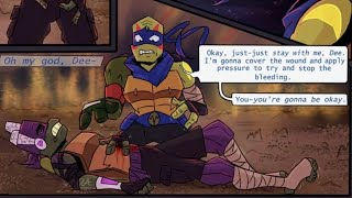 Donnie’s death ROTTMNT Comic Dub Please check description [upl. by Anitsuga]