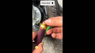 See the best solution for repairing a motorcycle tire shortsvideo tools diy hd [upl. by Coco]