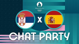 Serbia v Spain  Womens Olympic Basketball Tournament Paris 2024  Chat Party ⚡🏀 [upl. by Hussar121]