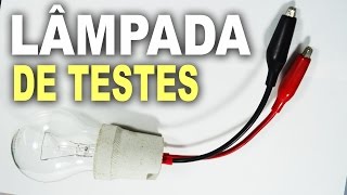 Testador e detector de fase e neutro com lâmpada [upl. by Gus]