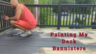 Painting My 15 Year Old Deck Restoring My Outdoor Deck [upl. by Ennagrom]