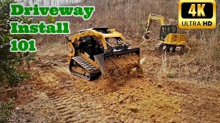 How To Build A Gravel Road on Unstable Ground Part 1 of 10 [upl. by Aros]