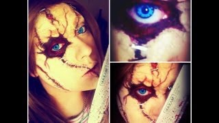 CHUCKY MAKEUP TUTORIAL HALLOWEEN SERIES 2012 [upl. by Schwab]