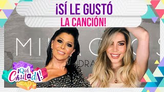 Frida Sofía reacciona a Milagros canción que le dedicó Alejandra Guzmán  ¡Qué Chulada [upl. by Duj]