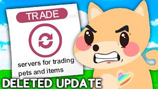 Adopt Me Players HATE They DELETED This Trading Update [upl. by Ajet]