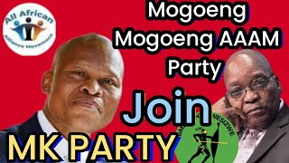 Mogoeng mogoeng AAAM party join forces with MK Party [upl. by Hsizan]