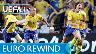 EURO 2004 highlights Sweden 11 Italy [upl. by Aehsat]