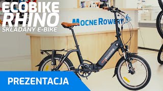 Ecobike Rhino  polski składany rower elektryczny prezentacja [upl. by Hsu]