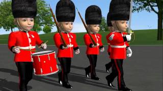 British Grenadiers March【animation 】 [upl. by Afton]