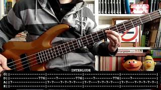 LA POLLA RECORDS  Odio a los partidos bass cover w Tabs full HD [upl. by Abbie284]