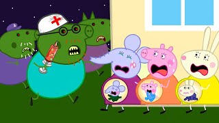 Zombie Apocalypse Zombie Appear Attack Pregnant Mothers🧟‍♀️  Peppa Pig Funny Animation [upl. by Berkly841]